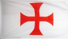 KNIGHTS TEMPLAR RED CROSS FLAG