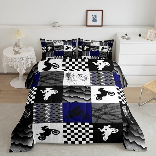 Dirt bike comforter set - bike,
