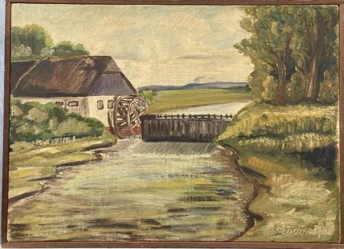 Oil painting sides painted - painting,