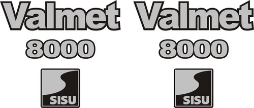 Valmet 8000 tractor decal - valmet,