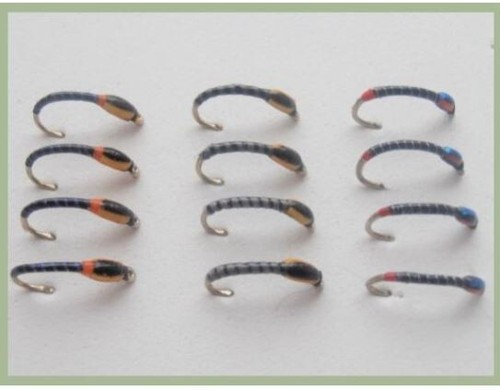 Epoxy buzzers trout - buzzers,, flies,12