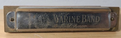 Vintage marine band harmonica - vintage,