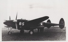 Lockheed P-38F-15-LO Lightning American Fighter Aircraft Plane Aviation Photo