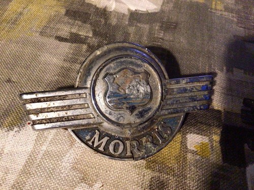 Vintage morris metal bonnet - morris,
