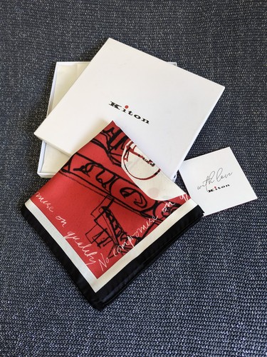 Kiton graphic print - graphic, scarf