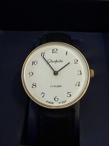 Vtg glashütte watch manual - glashütte,