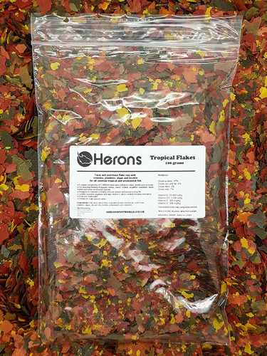 Tropical flakes for all - -,