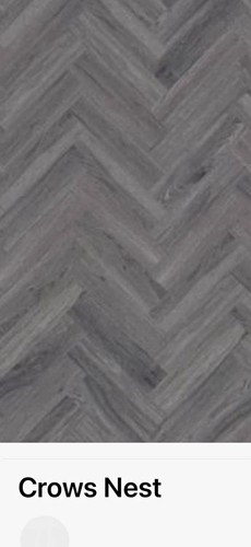 Grey oak parquet plank - grey,