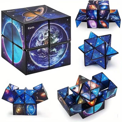 Magic cube puzzle - magic, 3d