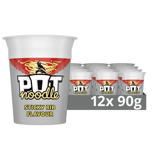 Pot noodle sticky - sticky, standard