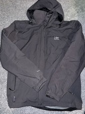 Karrimor Men’s Jacket Rain Coat Size Small Grey Full Zip Hood
