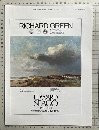 Edward seago 1910 - edward, 1910-1974