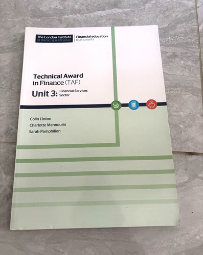 Taf technical award - taf, finance