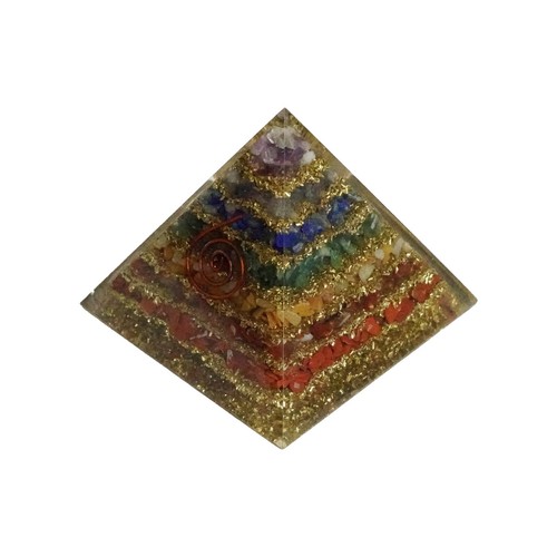 Chakra orgone pyramid - 7,