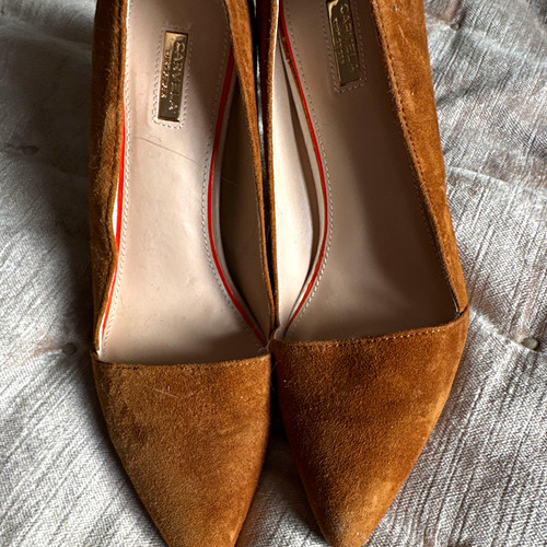 Carvela brown suede - brown, pointed