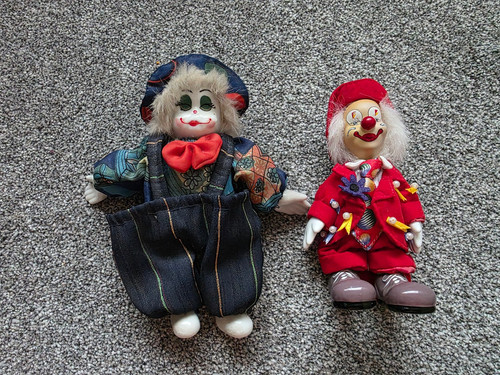 Vintage italian ceramic clown - italian,