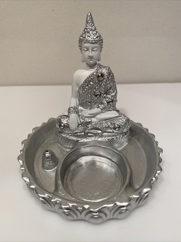 Silver miniature thai buddha - miniature,