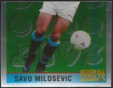 MERLIN 1996-PREMIER LEAGUE 96 - #478-ASTON VILLA-SAVO MILOSEVIC-BOTTOM HALF-FOIL