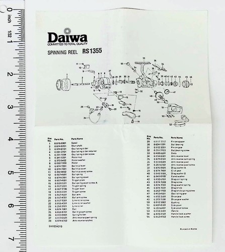 Daiwa spinning reel - reel, rs