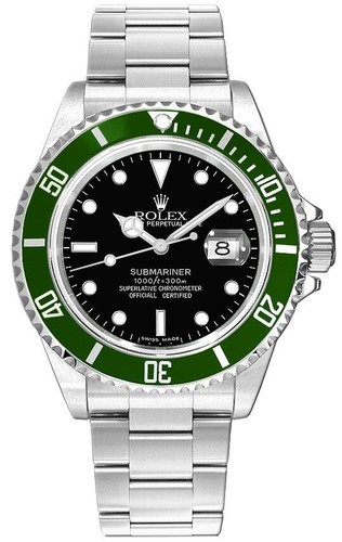 Rolex submariner kermit black - rolex,
