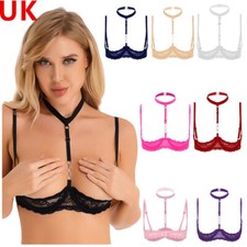 UK Women's Sexy Lace 1/4 Cup