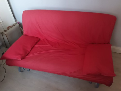 Red ikea seater - ps,