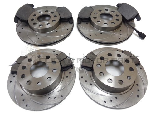 Front and rear drilled brake - front,