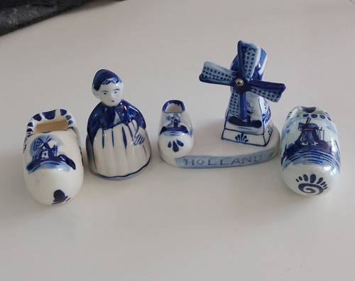 Delft pottery two - clogs, old