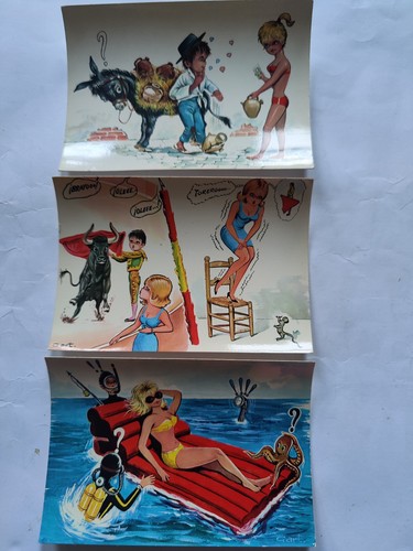 Vintage comedy postcards - vintage,