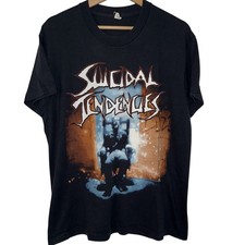 Vintage 90s 1990 Suicidal Tendencies ‘Lights Camera Revolution’ T-Shirt, Medium