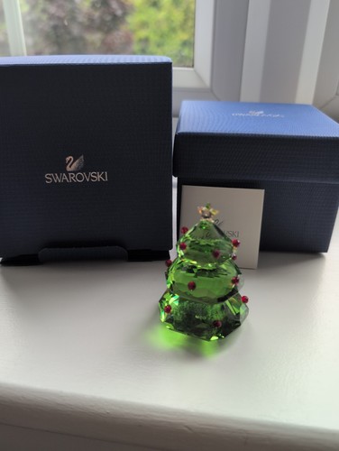 Swarovski green christmas tree - swarovski,