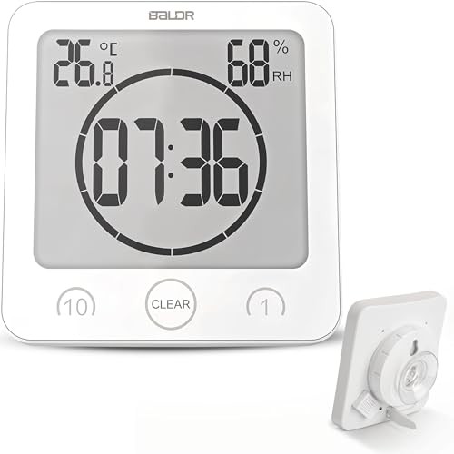 Baldr waterproof shower clock - waterproof,