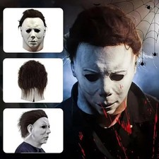 Halloween Cosplay Costume Michael Myers Mask Latex Full Head Killer Scary Prop