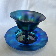 Steuben Carder Blue Aurene