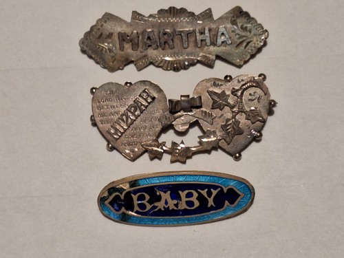 Silver antique brooches 3 - brooches,