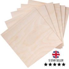 CNC cut plywood sheets, 12mm thick, perfect for craft projects