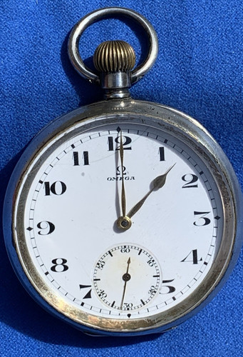 Omega antique solid silver - omega,