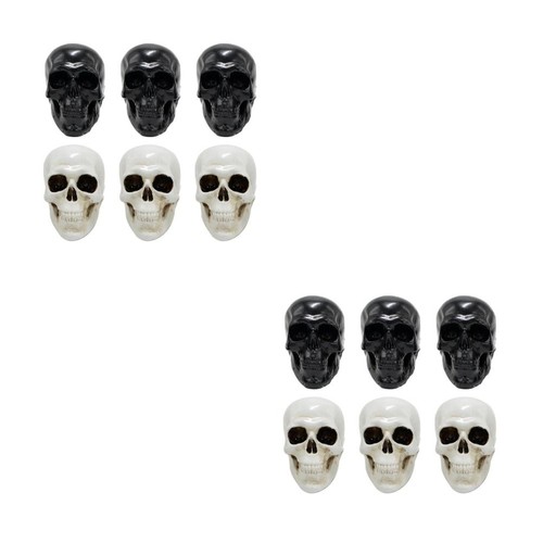 12pcs reusable resin skull - reusable,