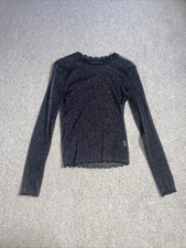 Zara Black Sparkly Top 