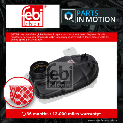 Coolant expansion tank - expansion, fits