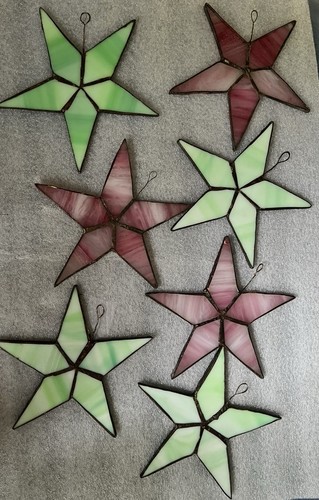 Vtg handmade stained - handmade,