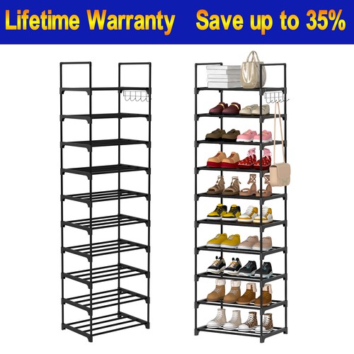 10tier narrow shoe rack - 10tier,