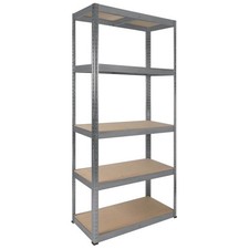 Garage Shelving Unit Racking 5-Tier Steel Boltless Freestanding 900x 400x 1800mm