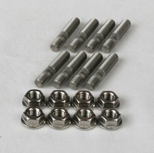 CVH Exhaust Manifold Studs & Flange Nuts, A2 Stainless Steel Escort Fiesta RS