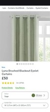 Dunelm Luna Brushed Blackout