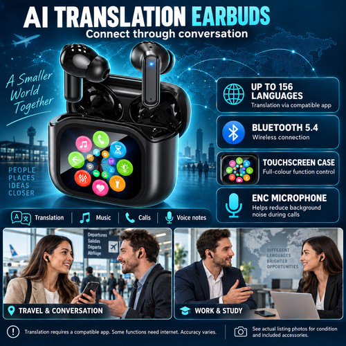 Translation earbuds - 🎧, ai