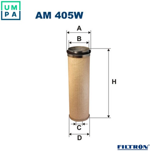 Secondary air filter - secondary, 405w