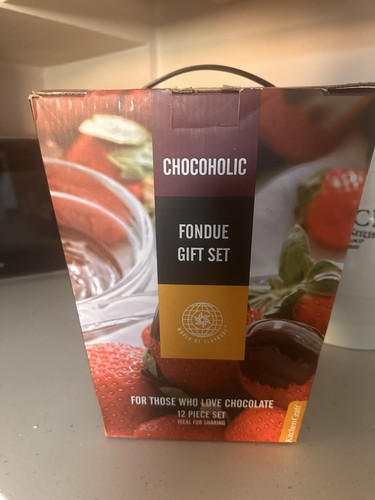 Chocolate fondue gift set - set., new