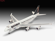 Revell Boeing 747-400 Iron Maiden Ed Force One (1:144 Scale) Model Kit