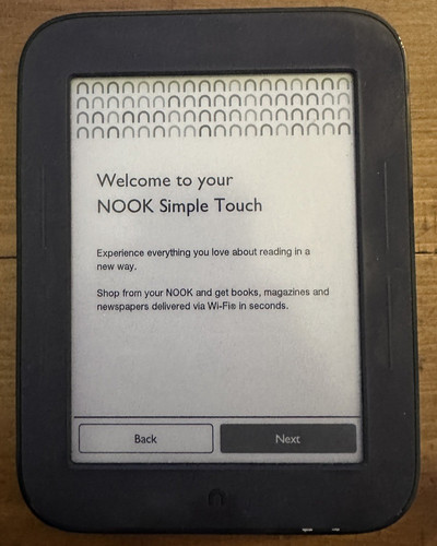 Nook simple touch ebook - nook,